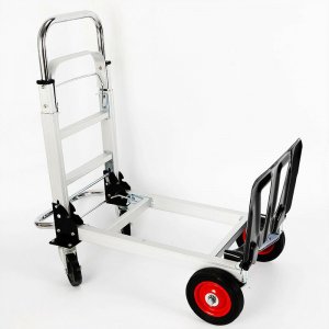 2 in 1 Convertible Folding Aluminum Hand Truck